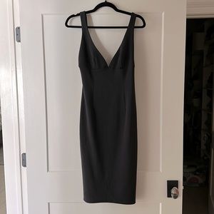Katie May black low back dress